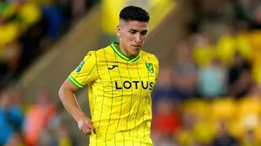 Marcelino Núñez vio acción en una nueva derrota de Norwich en Inglaterra