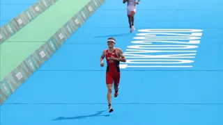 Diego Moya completó una histórica participación en el triatlón de Tokio 2020
