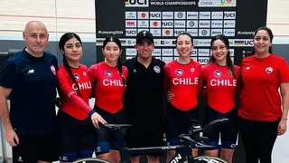 Equipo femenino de ciclismo se prepara para el Mundial Junior de pista