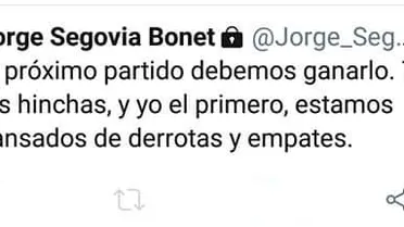 Jorge Segovia se cansó de la pésima racha de U. Española: “El próximo partido debemos ganarlo”