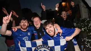 Hinchas de Chelsea celebraron con euforia en Londres la conquista de la Champions