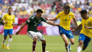 Brasil derribó a un luchador México y se instaló en los cuartos de final