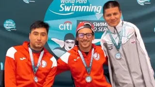 Alberto Abarza gestó otro gran fin de semana y ganó tres oros en Indianápolis