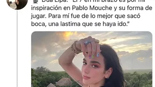 Exjugador de Colo Colo contó su versión sobre el tuiteo de Dua Lipa que se viralizó