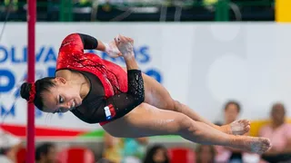 Franchesca Santi ganó oro para Chile en la gimnasia artística de los Juegos Bolivarianos