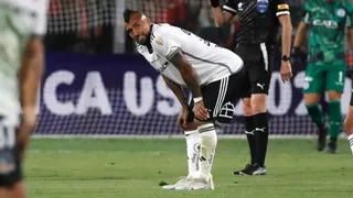 Almirón y la salida de Vidal: No hay una lesión grave, solo una contractura