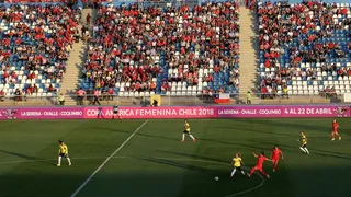 La igualdad entre la selección chilena femenina y Colombia en San Carlos de Apoquindo