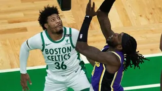 Los Lakers vencieron a los Celtics en el “duelo de monarquías”