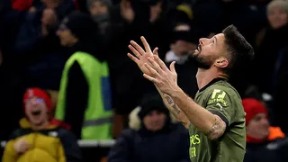 De la mano de Giroud, AC Milan ganó por la mínima a Torino en la Serie A