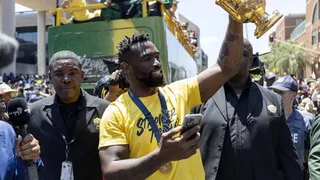 Los Springboks celebraron su título mundial con multitudinario desfile en Pretoria