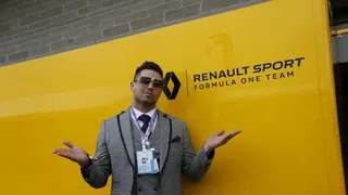 La visita de The Miz y Maryse al Gran Premio de Estados Unidos