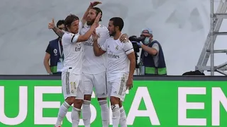 Real Madrid hizo su reestreno en la liga española con victoria sobre Eibar de Fabián Orellana