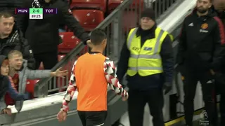 Cristiano Ronaldo se ofuscó por no entrar en el triunfo de Manchester United sobre Tottenham