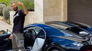 Karim Benzema lució su carísimo Bugatti en Instagram