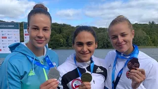 ¡Campeona! María José Mailliard ganó la medalla de oro en el Mundial de Canotaje en Copenhague