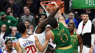 Jayson Tatum anotó 39 puntos en la victoria de Boston Celtics sobre Los Clippers en la NBA
