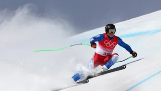 Henrik Von Appen quedó entre los 30 mejores en el Súpergigante