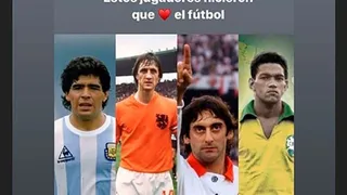 Diego Maradona eligió a los jugadores que lo hicieron enamorarse del fútbol