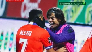 Audax Italiano alucinó con el gesto entre Montecinos y Alexis en victoria de la Roja