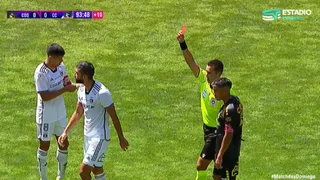 [VIDEO] La expulsión de Emiliano Amor en el final del empate de Coquimbo y Colo Colo
