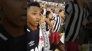 El ridículo festejo antes de tiempo de un hincha de Vasco da Gama