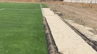 Insólito: Robaron pedazo de pasto en la nueva cancha sintética de Rangers