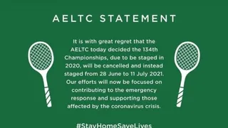 Roger Federer se manifestó “devastado” por la cancelación de Wimbledon