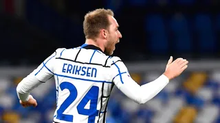 Christian Eriksen marcó un golazo en el trabajado empate de Inter ante Napoli