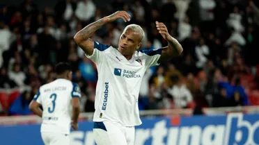 Otra locura de Deyverson: acusó un golpe de un árbitro chileno en Copa Libertadores