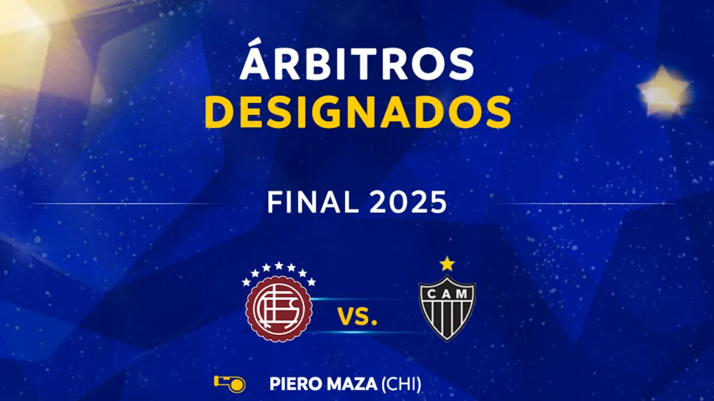 Piero Maza sigue mejorando el Cv: fue designado para dirigir su segunda final Continental