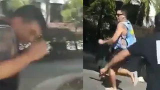 La agresión que sufrieron hinchas de Colo Colo en Colombia