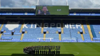 El emotivo minuto de silencio que protagonizó el plantel de Leicester