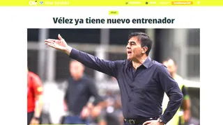 Las portadas en Argentina por el arribo de Gustavo Quinteros a Vélez Sarsfield