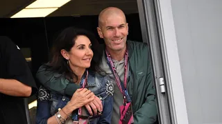 Zinedine Zidane también acaparó miradas como espectador VIP en el Gran Premio de Mónaco