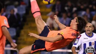 FC Barcelona recordó el paso de Zlatan Ibrahimovic por el club con sus mejores postales