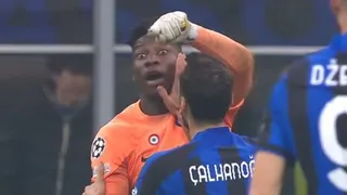 La fuerte discusión que protagonizaron Onana y Dzeko en el triunfo de Inter en Champions