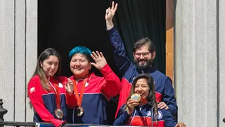El Presidente Gabriel Boric recibió en La Moneda a los deportistas del Team ParaChile luego de París 2024