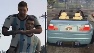 La divertida parodia estilo GTA de Rodrigo de Paul como “guardaespaldas oficial” de Lionel Messi