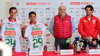 Marcelo Allende en su presentación en Necaxa: Es algo maravilloso compartir con Matías Fernández