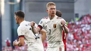 Kevin De Bruyne guió con un gol y asistencia la remontada de Bélgica sobre Dinamarca