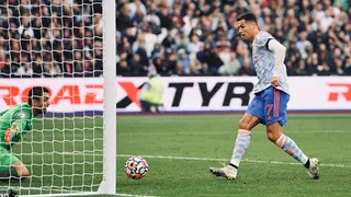 ¡Olfato goleador! Cristiano Ronaldo volvió a anotar en duelo de Manchester United ante West Ham