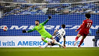 Un doblete de Salah y un golazo de Henderson le dieron el triunfo a Liverpool sobre Brighton