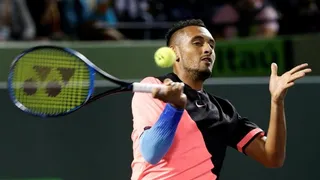 Nick Kyrgios sacó a Fabio Fognini del Masters 1.000 de Miami