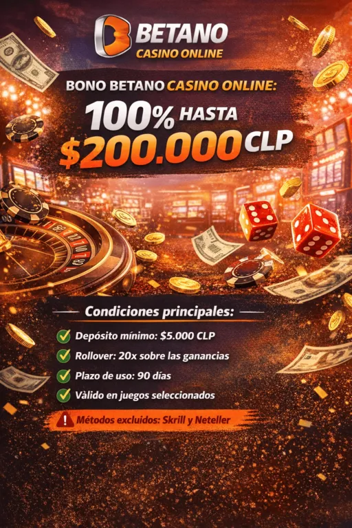 Bono betano Casino peru