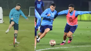 Argentina continuó con sus prácticas rumbo a su choque frente a Croacia en semifinales