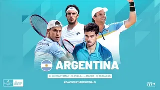 Diego Schwartzman comanda equipo de Argentina para la Copa Davis