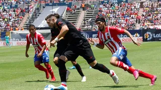 Atlético de Madrid reaccionó sobre el final para vencer a San Luis de México