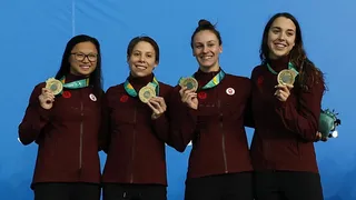 Maggie Mac Neil logró su quinto oro en Santiago 2023 y se llevó siete medallas