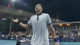 Terminó tenso: La discusión de Nicolás Jarry con el árbitro tras ganarle a Seyboth Wild