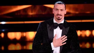 La tremenda pinta de Zlatan Ibrahimovic en el Festival de San Remo